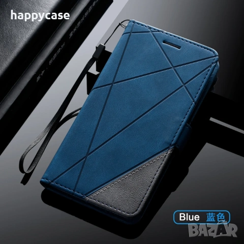 Xiaomi Redmi Note 15 14 13 Pro / TRIANGLE Кожен калъф кейс тип тефтер, снимка 9 - Калъфи, кейсове - 44535464