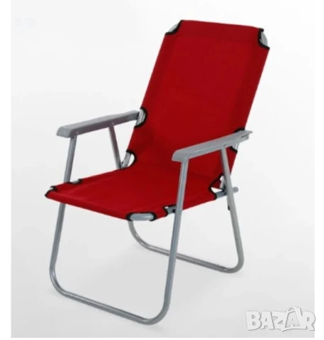 Сгъваем стол за къмпинг, риболов или градина, 3 цвята, до 100кг, снимка 2 - Къмпинг мебели - 50905205