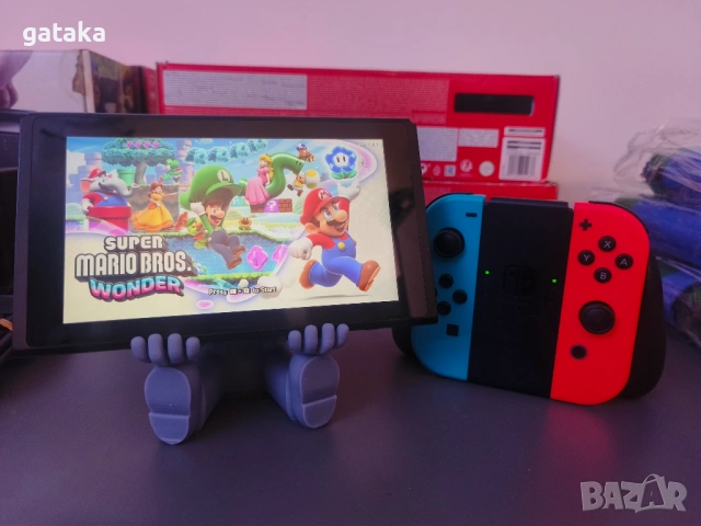 Nintendo Switch с поставен чип, 128GB и 16 игри , снимка 4 - Nintendo конзоли - 53666846