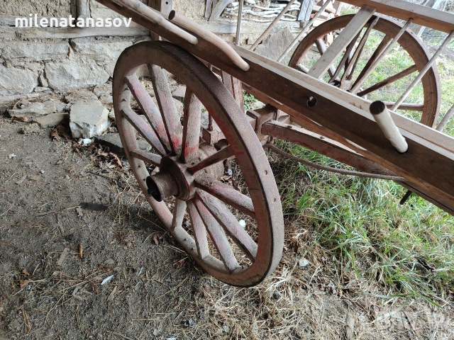 четири колела за конска каруца. , снимка 4 - Селскостопанска техника - 53917893