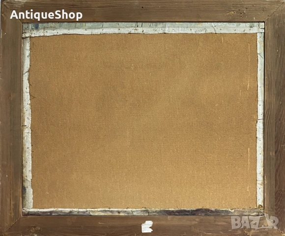 Картина. Горски пейзаж. Масло върху канава, снимка 4 - Картини - 53159703