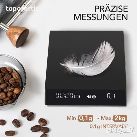 Везна за кафе TIMEMORE Coffee Scales with Timer,Ново, снимка 2 - Кафемашини - 46836923