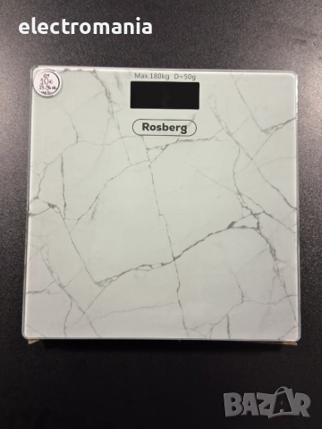 дигитален кантар за телесно тегло Rosberg R51650G, снимка 2 - Друга електроника - 53903868