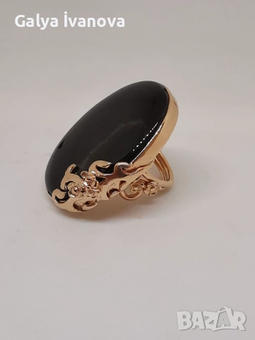 Пръстен със  зашеметяващ Оникс, снимка 3 - Пръстени - 51689236