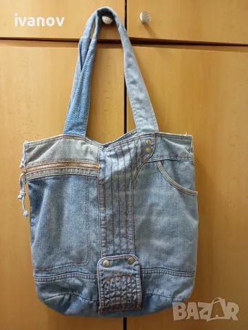 Дънкова дамска чанта 