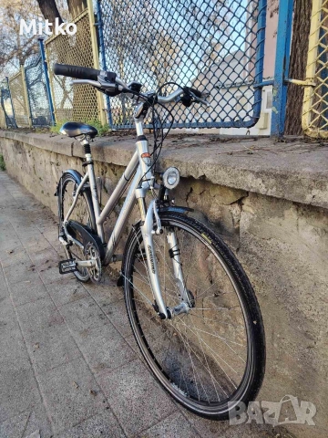 28 цола алуминиев велосипед с 21 скорости усилени капли палцови команди като нов , снимка 9 - Велосипеди - 52818794