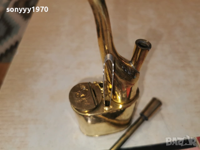 медна лула за колекция или пушене 1702260806, снимка 2 - Антикварни и старинни предмети - 53503272