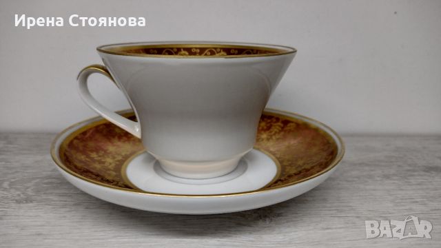 💥💥💥Weimar GDR 1949-1980💥💥💥
Колекционерски двоен сет за кафе/чай. , снимка 6 - Чаши - 45159492