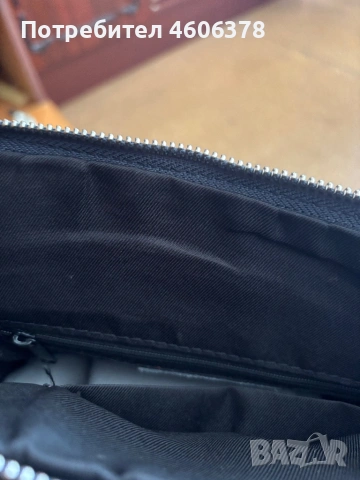 Синя раница ест кожа много удобна без забележки, снимка 2 - Раници - 53771613