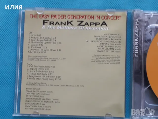 Frank Zappa & The Mothers Of Invention – 1993 - The Easy Rider Generation In Concert, Vol. 1(2CD)(Re, снимка 3 - CD дискове - 47207364