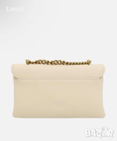 Оригинална чанта Pinko leather shoulder bag, снимка 4 - Чанти - 52456889