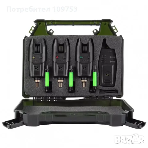 Сигнализатори KORUM KBI-R 3-Rod Alarm Presentation Set, снимка 8 - Такъми - 47176133