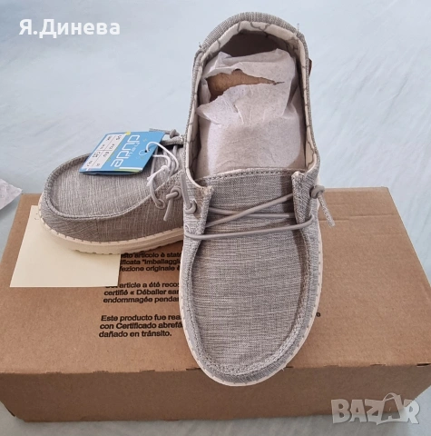 Детски мокасини за момче Hey Dude 31-32н, снимка 4 - Детски обувки - 54152314