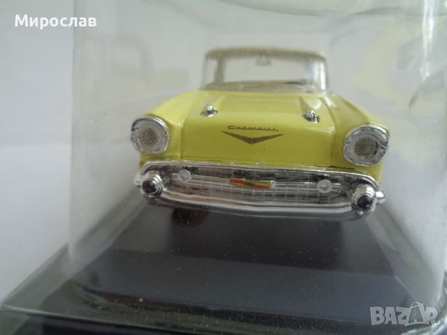 1:43 CHEVROLET BEL AIR 1957 ИГРАЧКА КОЛИЧКА МОДЕЛ , снимка 3 - Колекции - 46064521