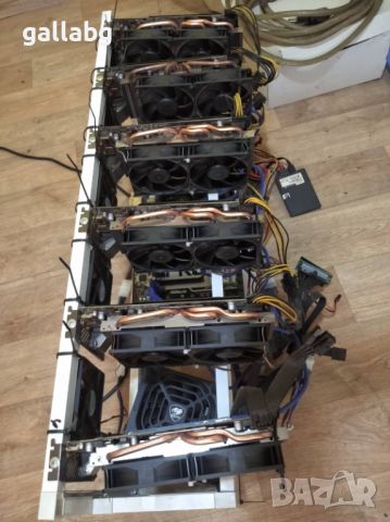 Mining rig/Gigabyte RX 570 4GB, снимка 2 - Видеокарти - 38140488