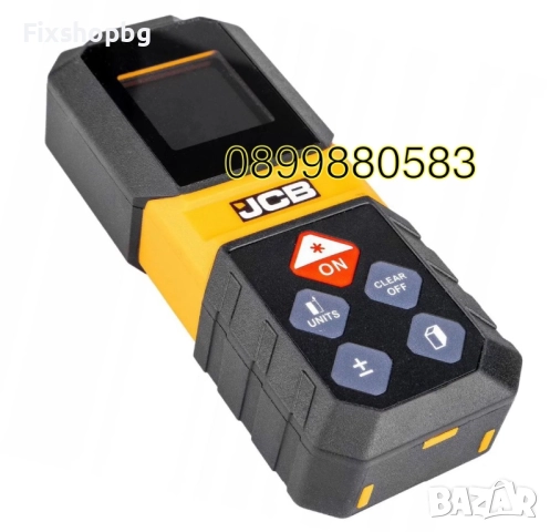 Лазерна ролетка с максимален обхват на измерване 30 метра JCB, снимка 3 - Измервателни инструменти - 51565006