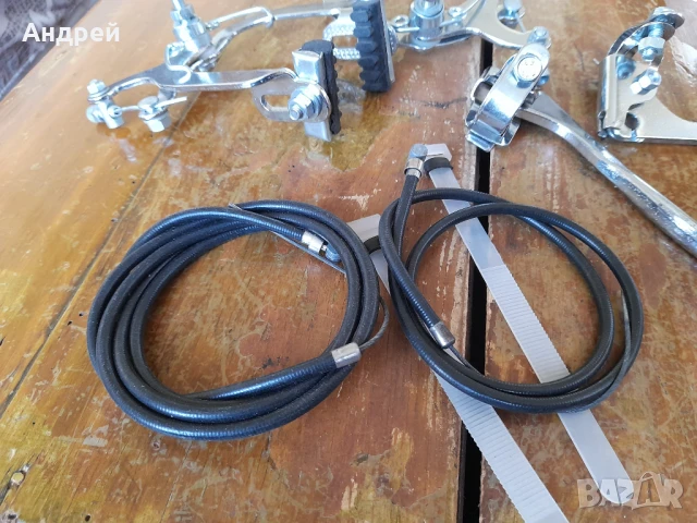 Стар комплект спирачки за велосипед,колело, снимка 6 - Други ценни предмети - 50910483
