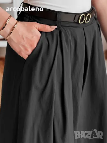 Дамска пола-панталон с колан FLOWES, 4цвята , снимка 17 - Панталони - 49611628