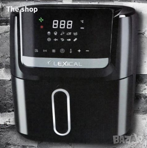 Еър фрайър с тъч скрийн Lexical Airfryer LAF-3045, снимка 2 - Фритюрници - 45631822