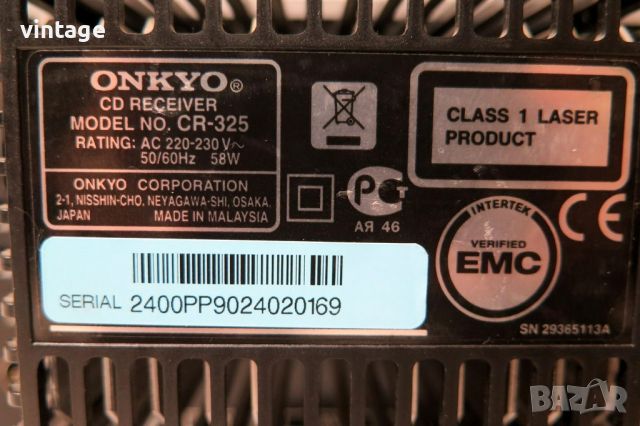 Onkyo CR-325 CD receiver, снимка 6 - Ресийвъри, усилватели, смесителни пултове - 46067971