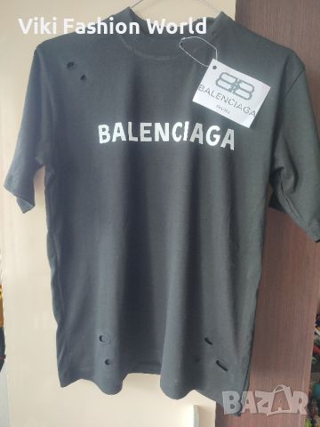 тениска баленсиага, тениски на balenciaga , balenciaga дрехи, снимка 4 - Тениски - 45982574