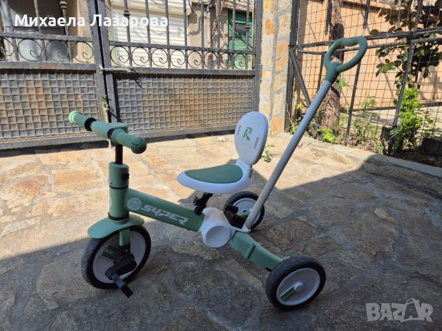 Триколка/Баланс колело 2 в 1, снимка 2 - Детски велосипеди, триколки и коли - 54254991