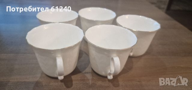 Продавам чаши за кафе от костен порчелан, снимка 3 - Чаши - 45583533