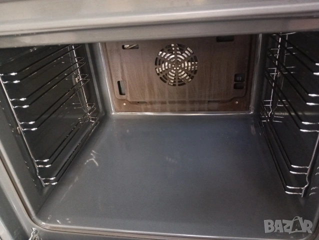 Иноксова свободно стояща печка с керамичен плот Сименс Siemens с две години гаранция!, снимка 2 - Печки, фурни - 53080949