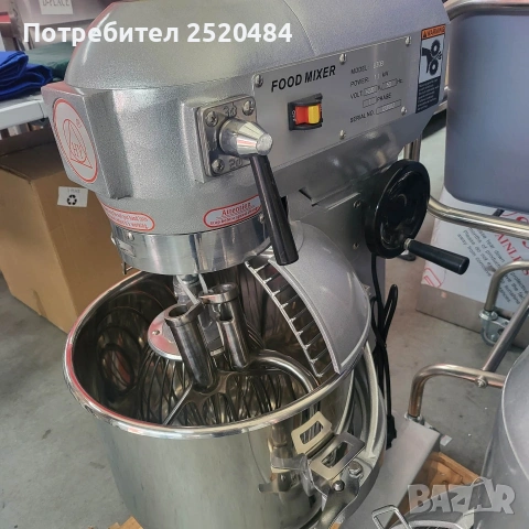 Професионален планетарен миксер 40 литра с 3 скорости! ХИТ Цена 1835,54€/3,590лв., снимка 7 - Обзавеждане на кухня - 53417314