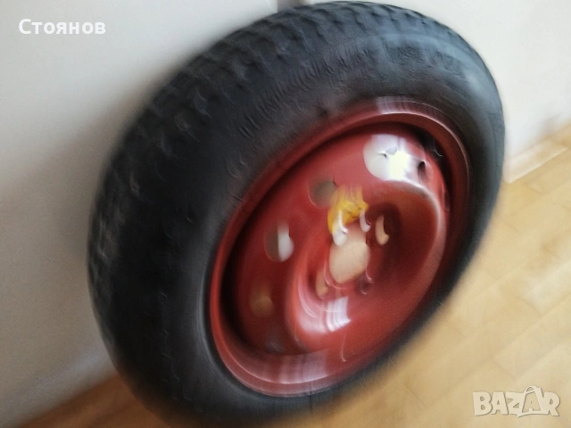 Резервно колело тип патерица Firestone 135/80 R14 80 P Fiat Punto и др. , снимка 13 - Гуми и джанти - 40979781