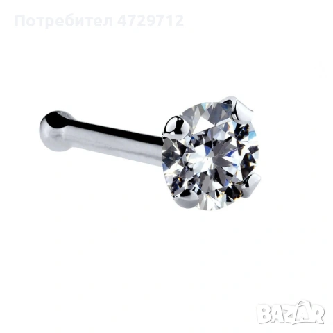 Обици на нос изберете цвят и форма на кристал, снимка 3 - Друго оборудване - 53393243