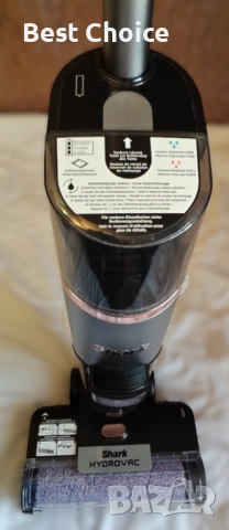 Безжична прахосмукачка и моп Shark HydroVac, снимка 12 - Прахосмукачки - 52712608