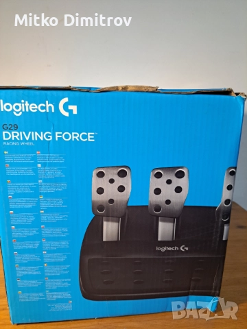 Волан с педали Logitech - G29, черен, PC/PS3/PS4/PS5+игра Gran Turismo, снимка 4 - PlayStation конзоли - 52829245