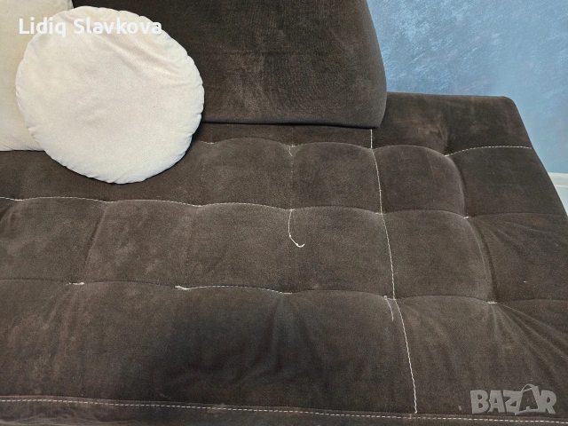 Ъглов диван с функция за сън , снимка 7 - Дивани и мека мебел - 53377796