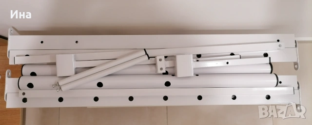 Продавам бяло метално легло. 