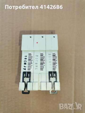 Автоматичен предпазител Moeller PL4-C20/3, снимка 3 - Друга електроника - 53635467