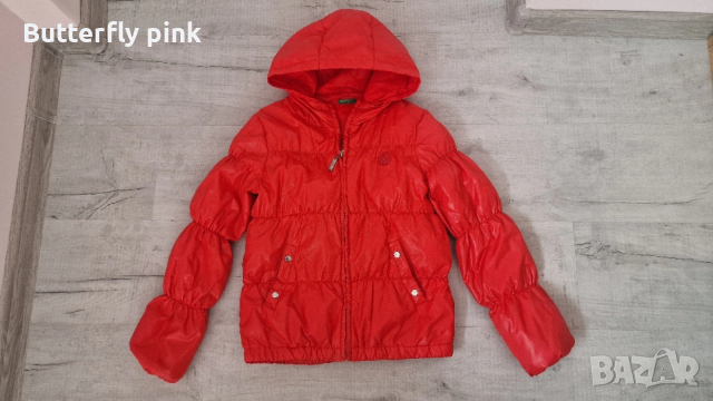 134см.benetton Детско яке за момиче , снимка 1 - Детски якета и елеци - 53988318