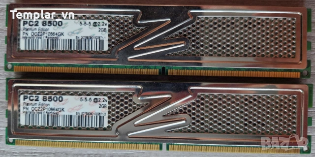 OCZ PLATINUM 2x2 DDR2 1066 PC2 8500 / Corsair VS 2x2 DDR2 800