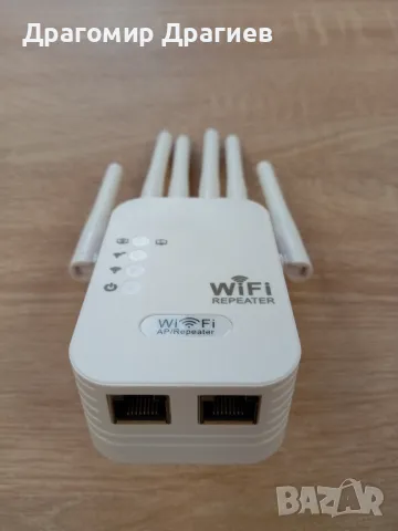 Wi-Fi Repeater НОВ! , снимка 3 - Мрежови адаптери - 48570828