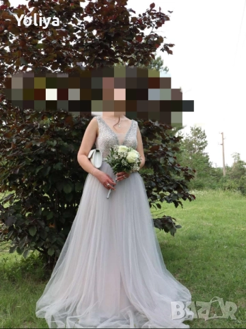 Тюлена бална рокля , снимка 3 - Сватбени рокли - 51470778