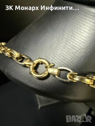 Златен ланец /585/, снимка 5 - Колиета, медальони, синджири - 54231700