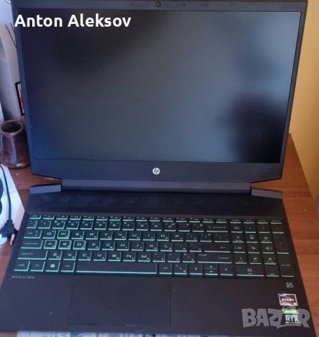 HP PAVILION GAMING 15-EC2024NU 600T9EA  ЧИСТО НОВ, снимка 2 - Лаптопи за игри - 45960368