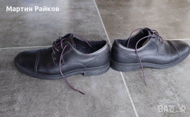 Мъжки обувки ECCO 44 номер, снимка 4 - Официални обувки - 52572313
