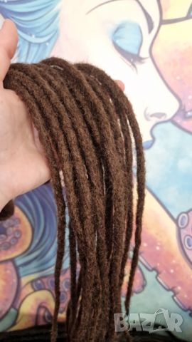 👑 💗Двойни Расти / Дредове за Коса Дизайн - Double Ended Dreadlock , Ръчно Плетени Расти КОД : 0280, снимка 7 - Аксесоари за коса - 45339935