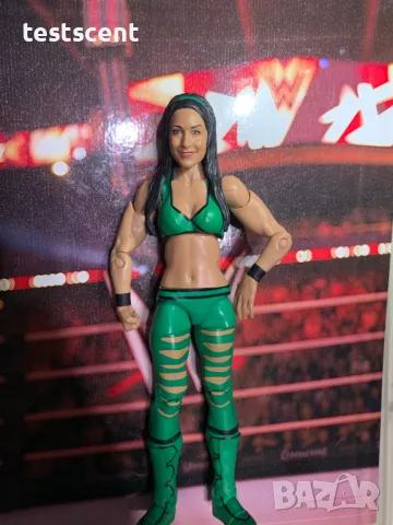 Екшън фигура WWE Brie Bella Бри Бела mattel elite action figure играчка bella twins, снимка 10 - Фигурки - 49145389