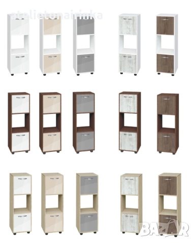 Етажерка Кубо 3 с две вратички постформинг