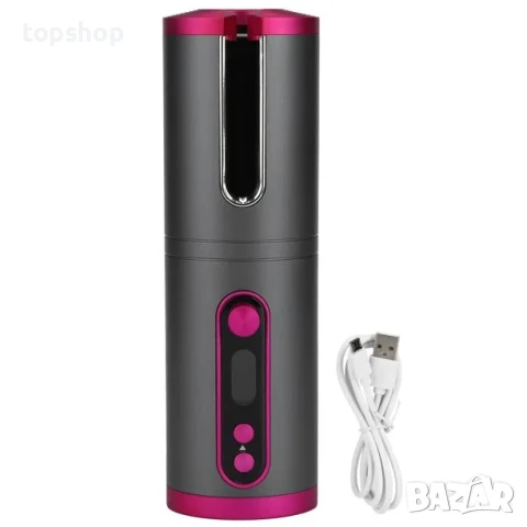 Маша за коса RIMOAL, безжична с USB накрайник. Бързо оформяне за 20 мин. автоматична