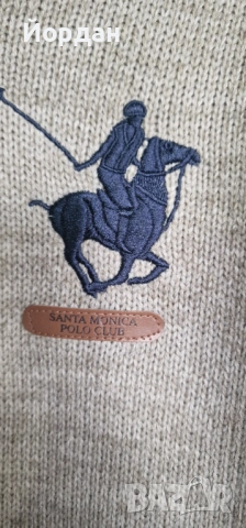 Мъжки пуловер – SANTA MONICA POLO CLUB. размер - M, снимка 3 - Пуловери - 53298244
