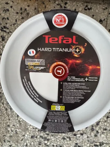 Керамичен Тиган Tefal C40406 talent, Керамично покритие, черен, 28 см, Незалепващо Покритие!, снимка 7 - Съдове за готвене - 48339213