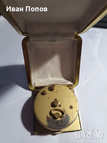 Будилник механичен EUROPA, 2 рубина, Германия, работи, звъни, снимка 3 - Други ценни предмети - 53726071